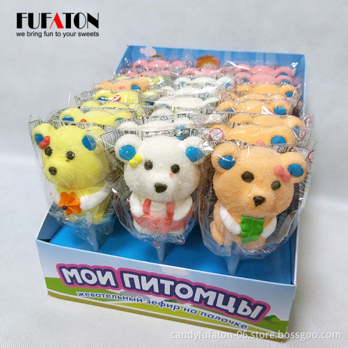 Delicious animal shaped candy marshmallows